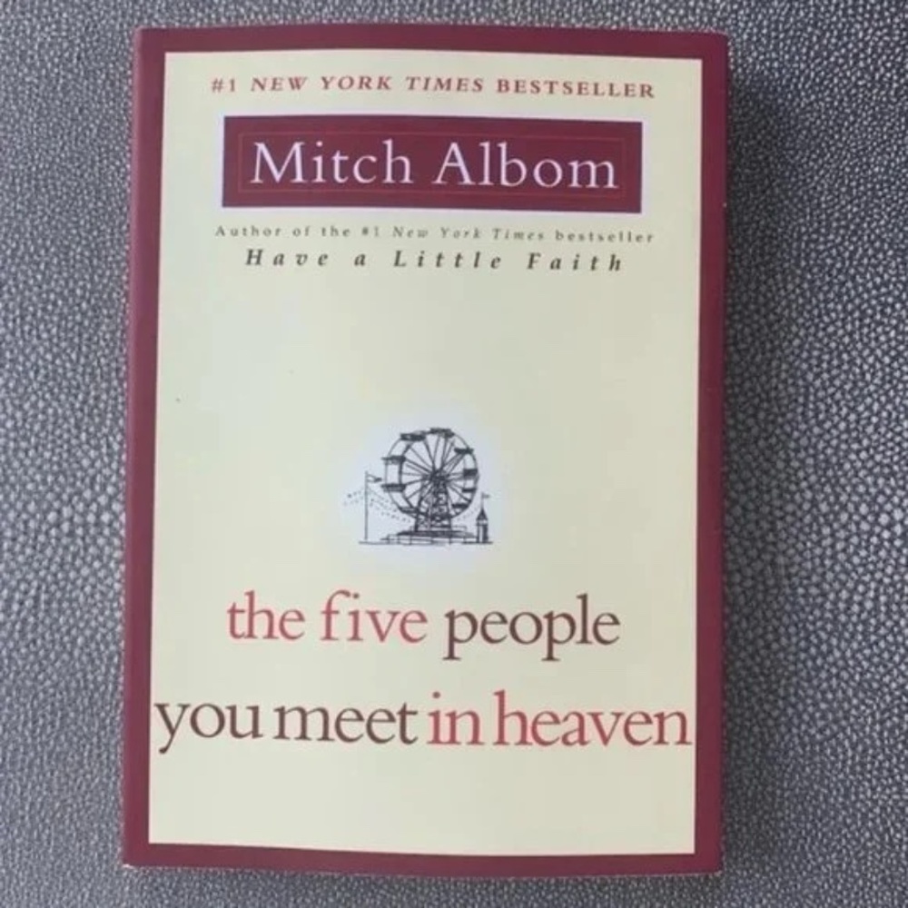 Paperback Book: "the five people you meet in heaven" by Mitch Albom